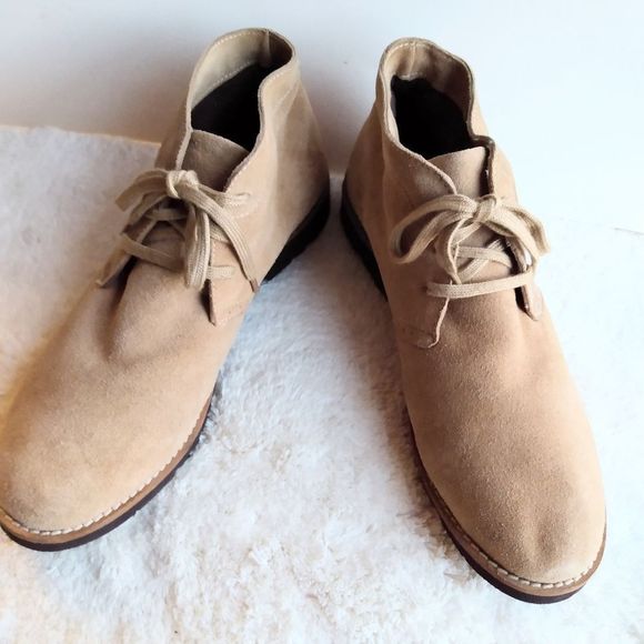 Tansmith Men\'s Suede Leather Chukka Desert Boots 100% Leather Size 9.5